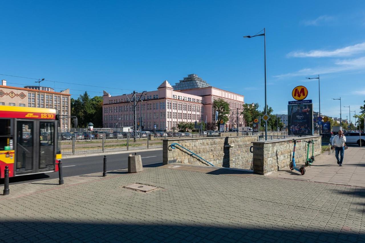 Batorego 16 Blue Prywatne Mieszkanie 300M Od Metro Pole Mokotowskie I Sgh Samodzielne Zameldowanie! Self Check-In System! Варшава Экстерьер фото